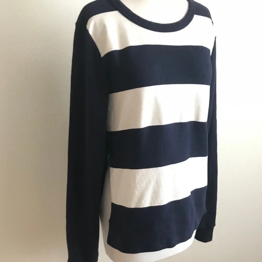 J. Crew Painted Stripe Sweatshirt